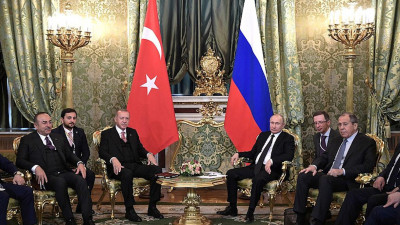 Путин и Эрдоган проводят восьмой Совет сотрудничества на высшем уровне в Кремле