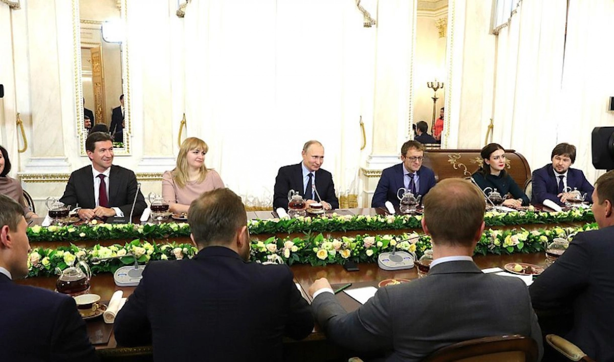 Путин встретился с победителями конкурса «Лидеры России» в Кремле - tvspb.ru