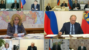 Путин провел совещание по вопросам санитарно-эпидемиологической обстановки