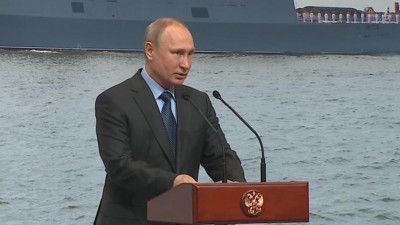 Владимир Путин прибыл на «Северную верфь»