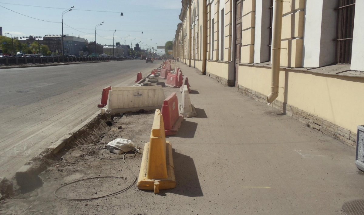 В Петербурге обнаружили грубое нарушение при ремонте набережной Обводного канала - tvspb.ru