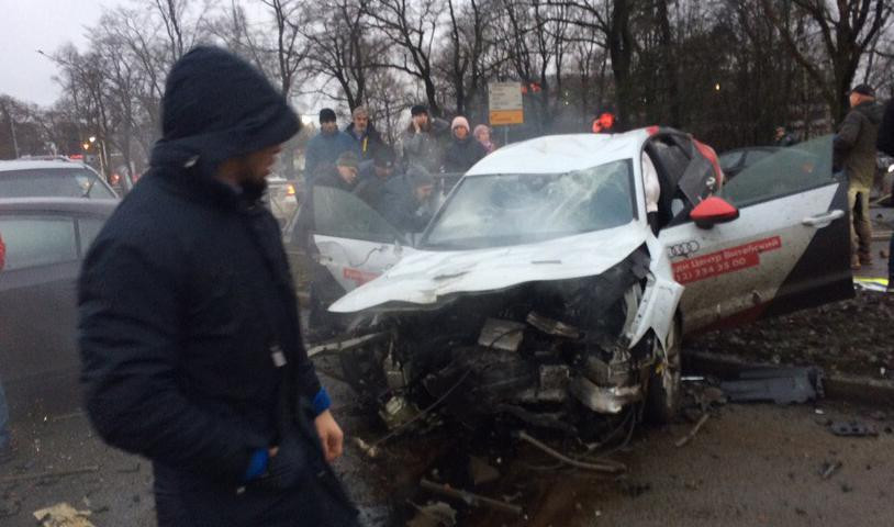 Авария на Выборгском шоссе