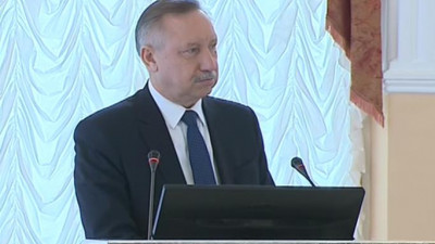 Врио губернатора Александр Беглов выступил с обращением в Смольном