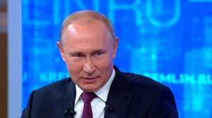 Прямая линия с Путиным. Вопросы о внешней политике и санкциях
