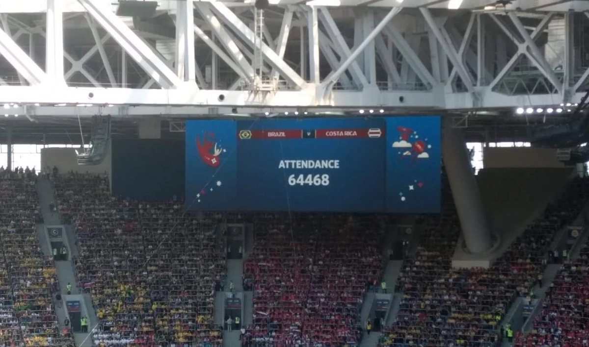 Стадион «Санкт-Петербург» повторил рекорд посещаемости во время матча Бразилия — Коста-Рика - tvspb.ru