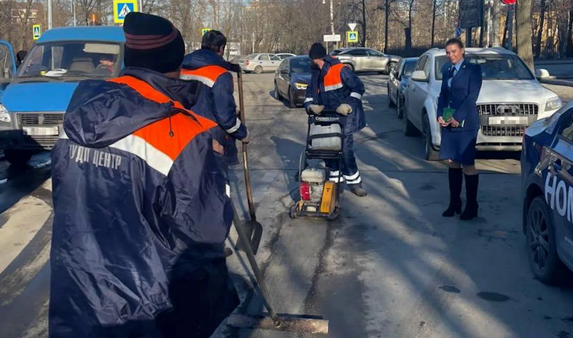 Ремонт дороги на Вязовой улице провели после обращения ветерана | Телеканал  Санкт-Петербург