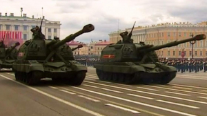 Репетиция парада Победы на Дворцовой площади