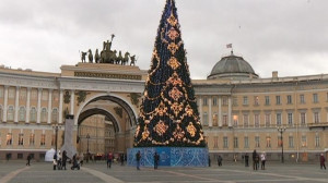 Флэшмоб зайчиков и снежинок