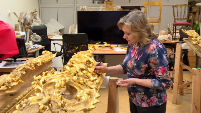 Реставрационные мастерские Русского музея отмечают 100-летие