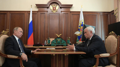 Путин и Полтавченко обсудили социально-экономическую ситуацию в Петербурге