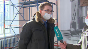 Реставрация потолка на станции «Александровская»