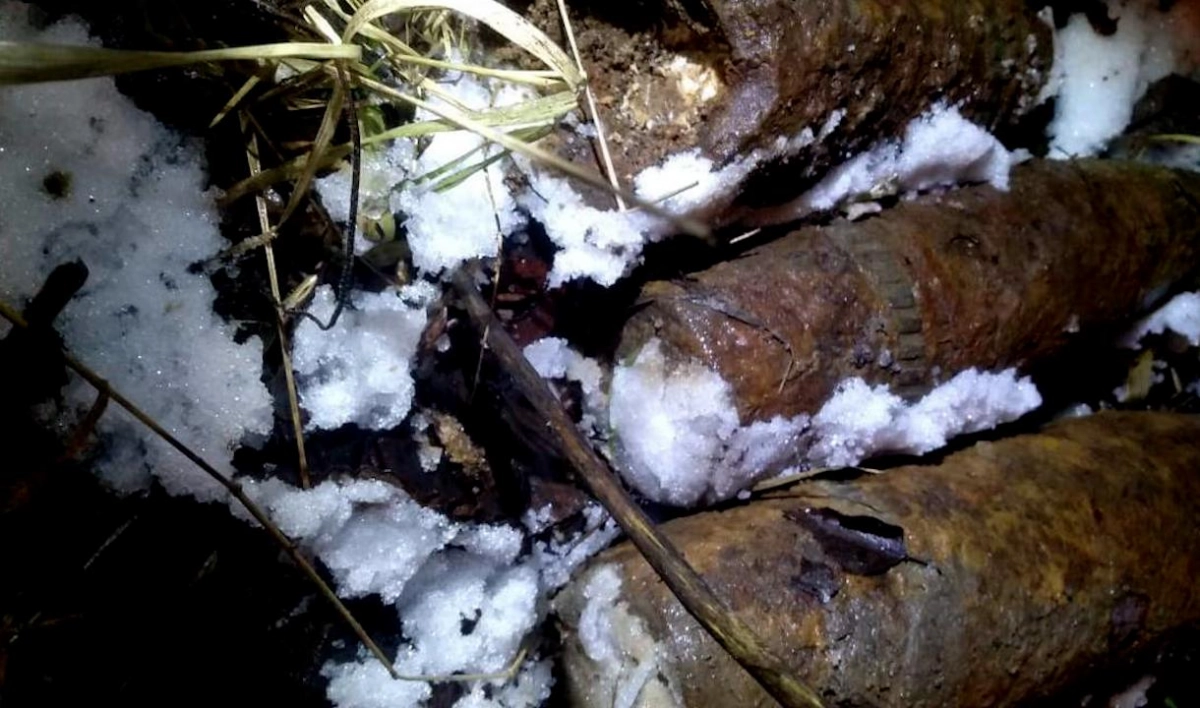 На Выборгском шоссе нашли три снаряда времен войны - tvspb.ru