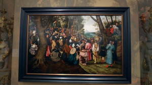 В Меншиковский дворец вернули картину Брейгеля Младшего «Проповедь Иоанна Крестителя»