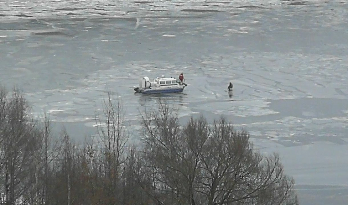 В Приморском районе рыбак вышел на тонкий лед - tvspb.ru
