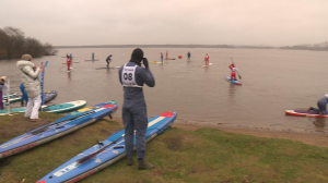 Первый зимний чемпионат по сап-сёрфингу