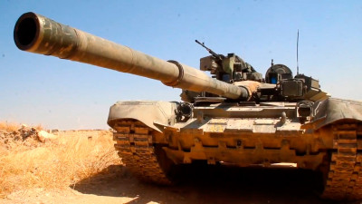 Опубликовано видео редчайшего российского танка, воюющего в Сирии