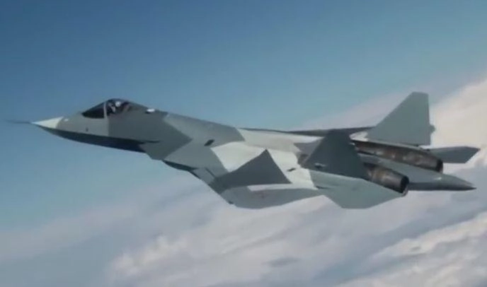 Опубликовано уникальное видео полета Су-57 - tvspb.ru