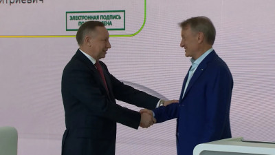 Петербург и Сбербанк подписали соглашение о сотрудничестве