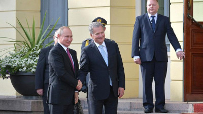 Владимир Путин прибыл в Хельсинки на переговоры с президентом Финляндии