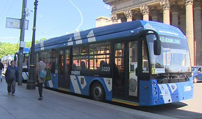 Электробусы заменят троллейбусы на время ремонта Невского проспекта