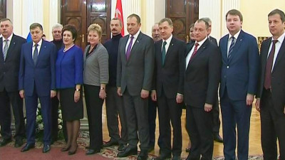 Соглашение о сотрудничестве между Заксобраниями Петербурга и Севастополя торжественно подписали в Мариинском дворце