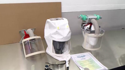 Петербургские инженеры с помощью 3D-принтера создали шлем для защиты от COVID-19