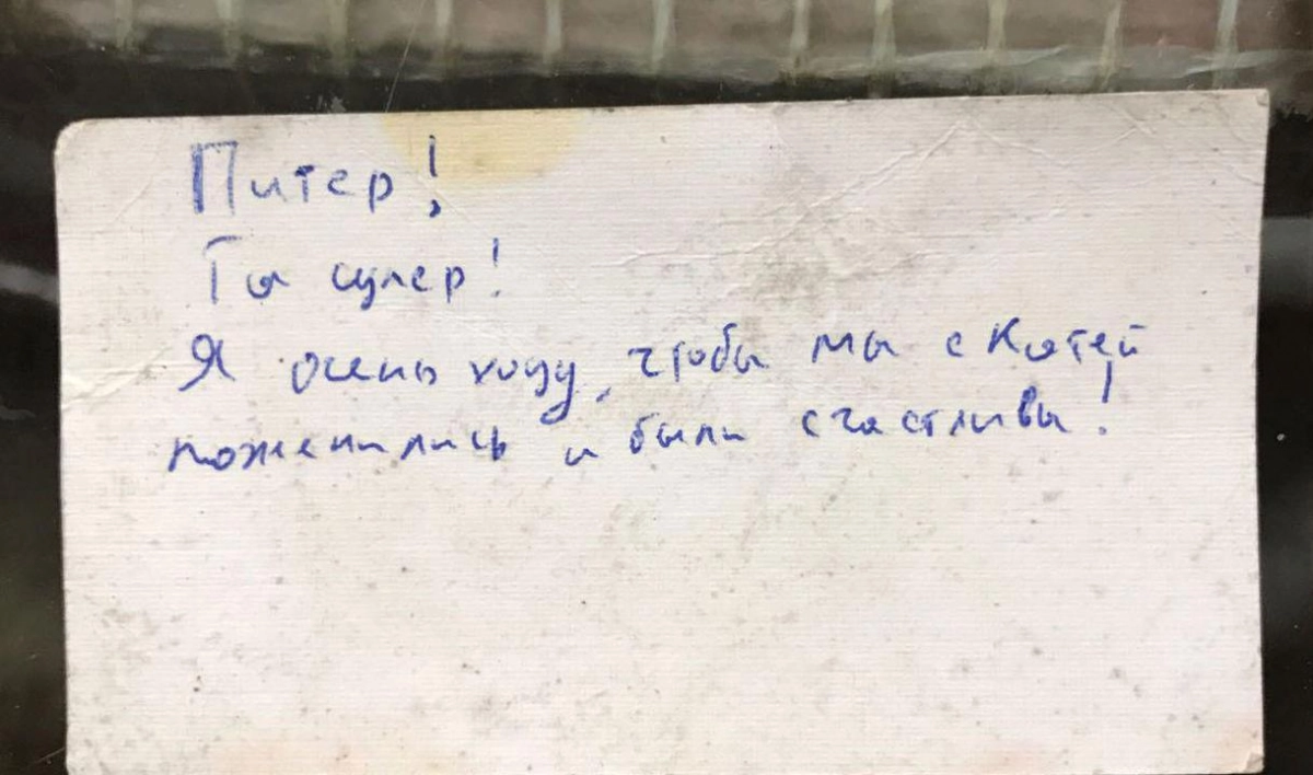 Объявился петербуржец, оставивший записку в одном из крылатых львов на Банковском мосту - tvspb.ru