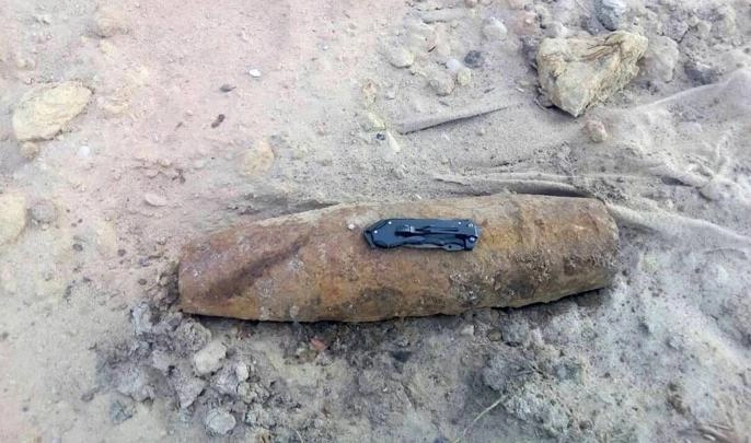 На стройке в Стрельне найден неразорвавшийся артиллерийский снаряд - tvspb.ru