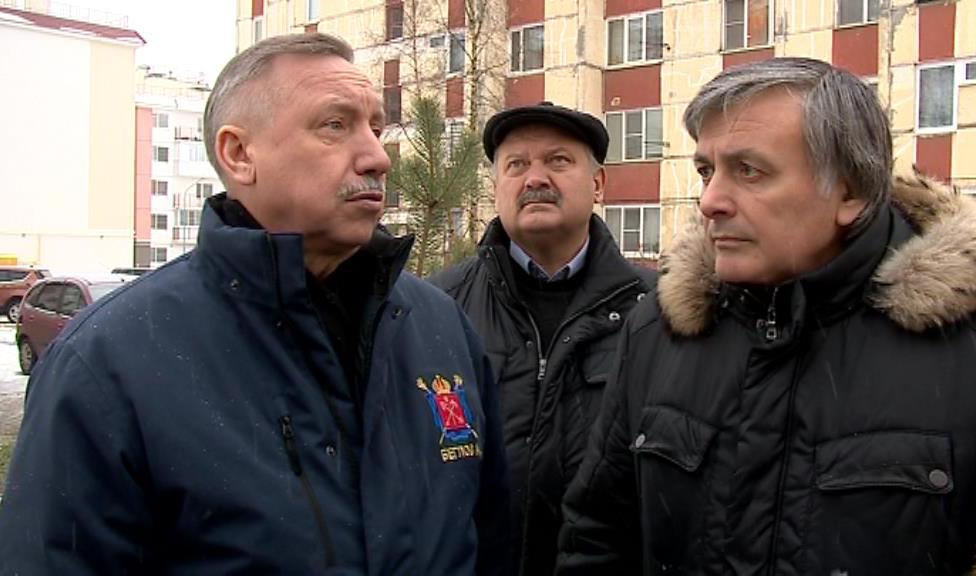 Дома на Ропшинском шоссе, жильцы которых пожаловались Александру ...