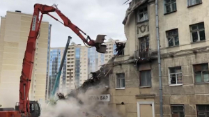 На Малой Охте начался демонтаж домов по программе реновации