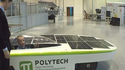 Поездка на первом в России солнцемобиле