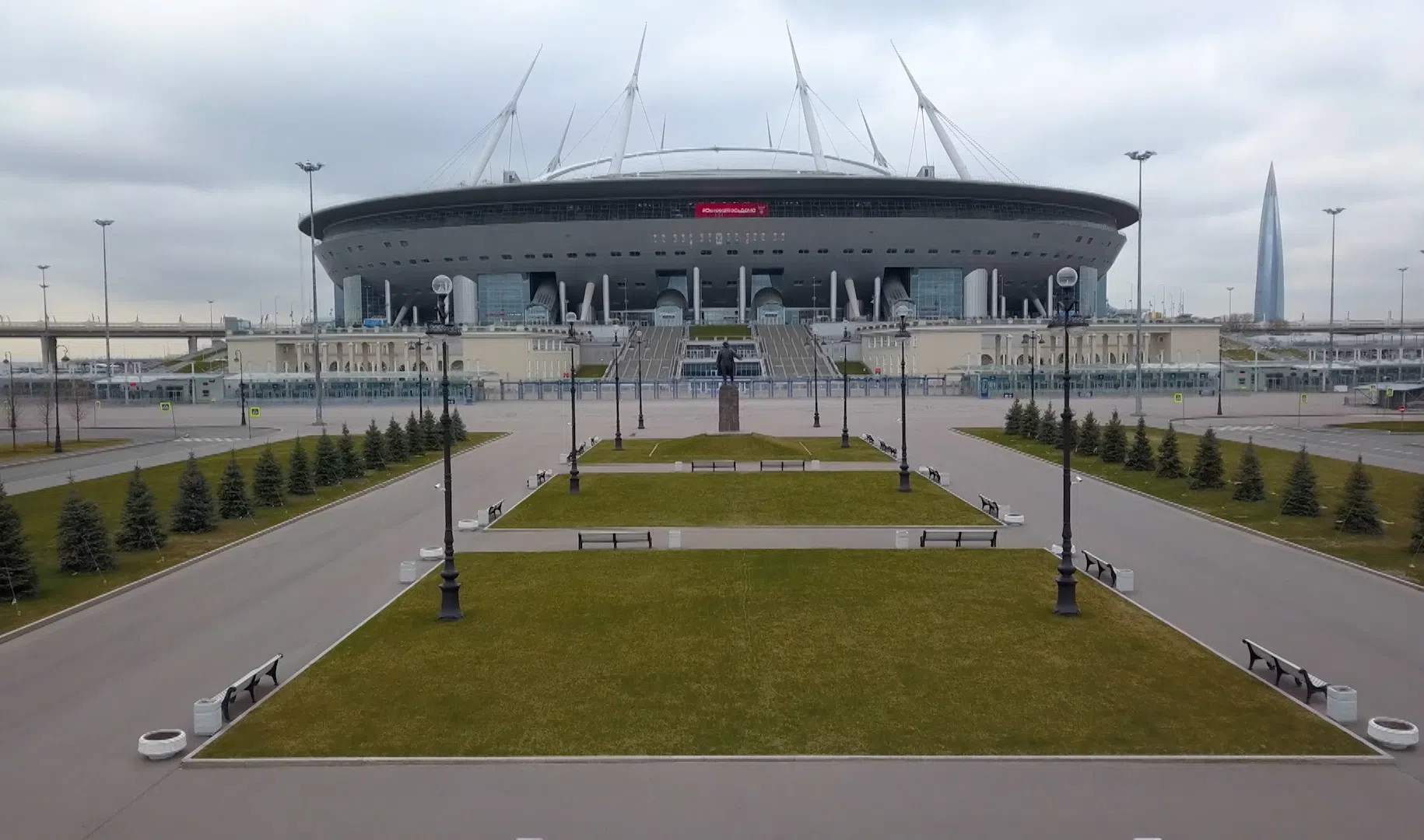 Санкт-Петербург Крестовский остров стадион 2022 года