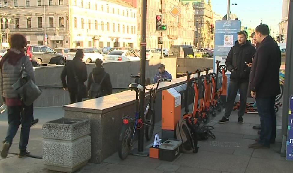 Самокат напрокат: в Петербурге появились первые пункты аренды средств ...
