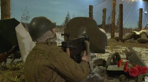 Советско-финская война на диораме