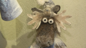 По страницам литературных произведений. В Петербурге можно встретить поэтов, писателей и героев их книг из войлока