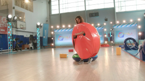 Скоростная сборка бургера! Смотрите в воскресенье в программе «Папа, мама, я — спортивная семья»