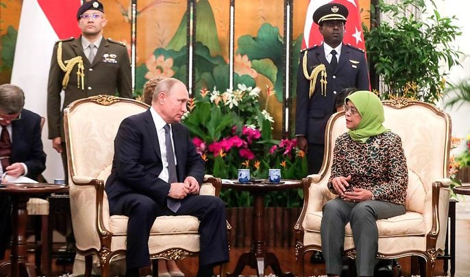 Путин встретился с президентом Сингапура - tvspb.ru