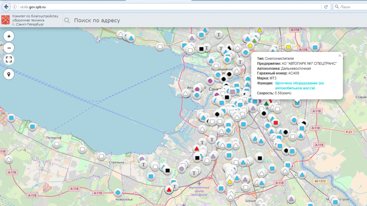 Следить за уборкой улиц теперь можно в онлайн-режиме | Телеканал Санкт- Петербург