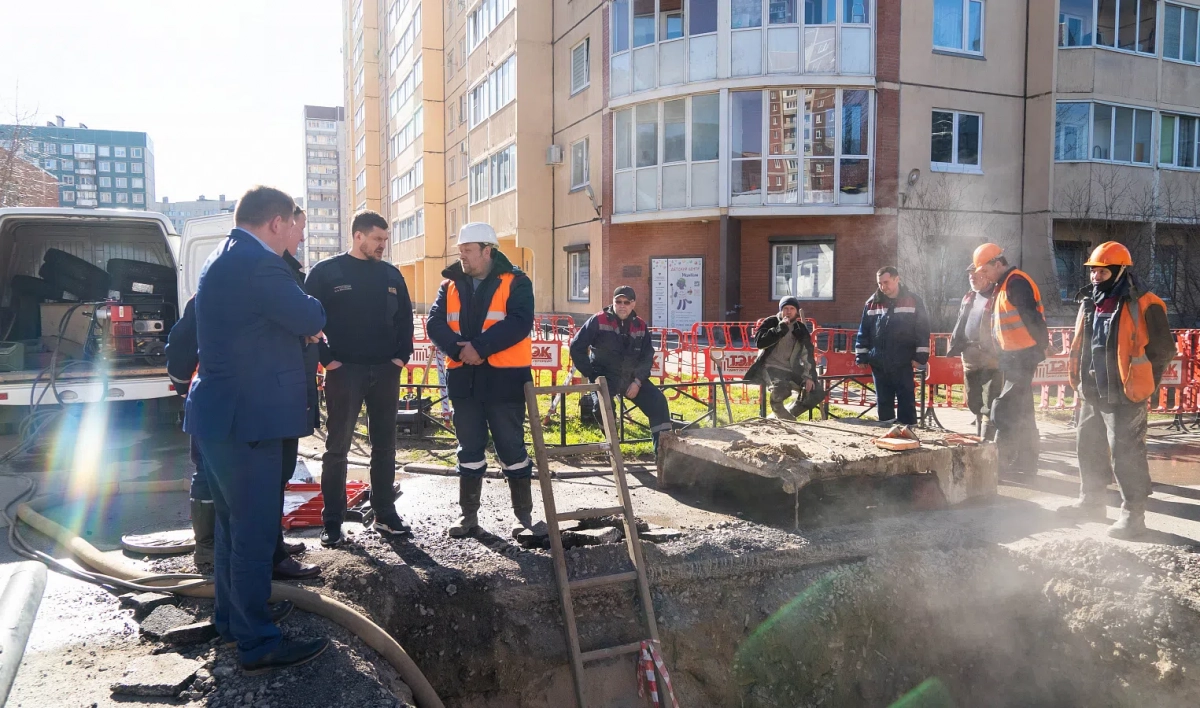 Бригады ГУП «ТЭК СПб» устраняют нарушение на теплосетях в среднем на три часа раньше сроков - tvspb.ru