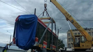 Парк «Горэлектротранса» пополнился новым трамваем