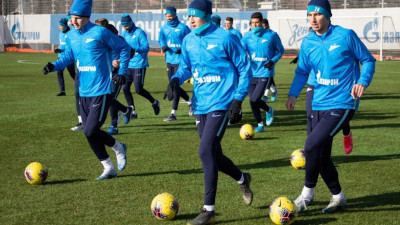 «Зенит» начал подготовку к матчу с «Брюгге»