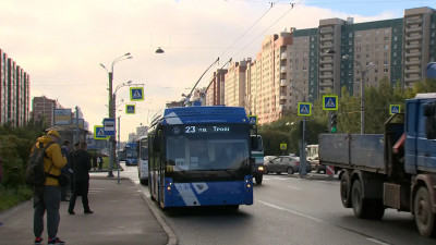 Число пассажиров в общественном транспорте Петербурга сократится вдвое в нерабочие дни
