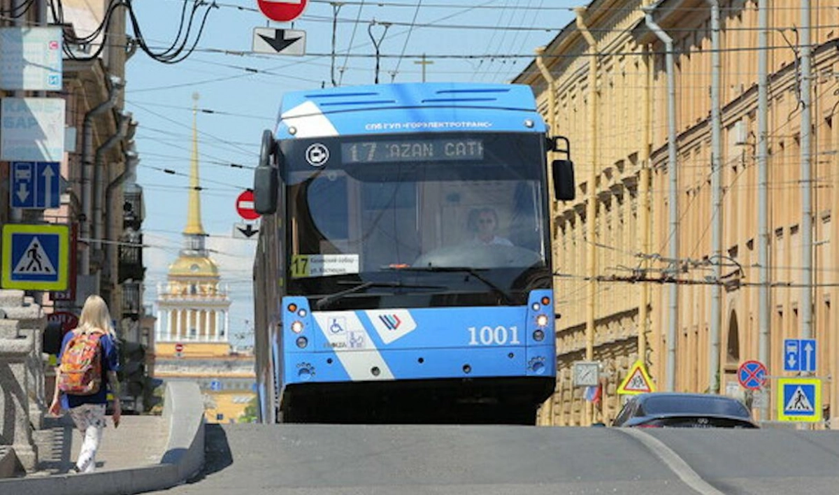 Петербург закупит 15 новых низкопольных троллейбусов - tvspb.ru