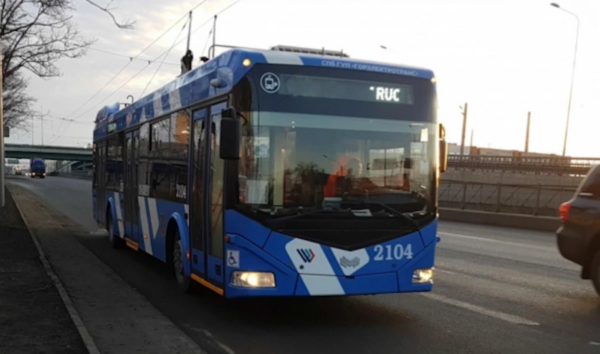 Движение троллейбуса №15 по регулярной трассе восстановили - tvspb.ru