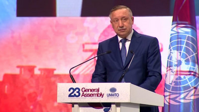 Александр Беглов выступил с приветственным словом на Генеральной ассамблее ЮНВТО