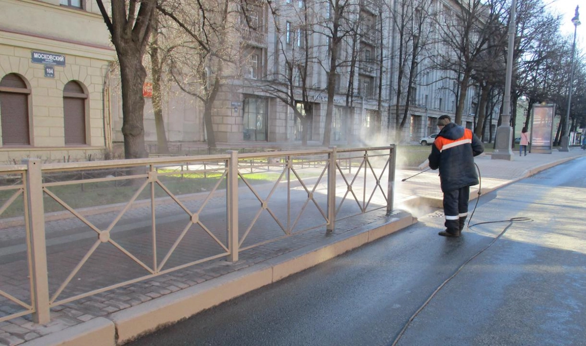 За неделю коммунальные службы очистили 965 улиц Петербурга - tvspb.ru