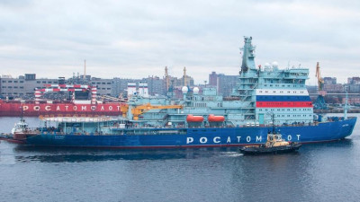 Балтийский завод испытал атомный ледокол «Арктика»