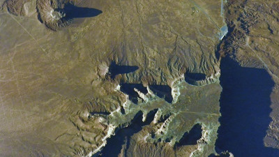 Петербургский космонавт показал Долину монументов с орбиты Земли