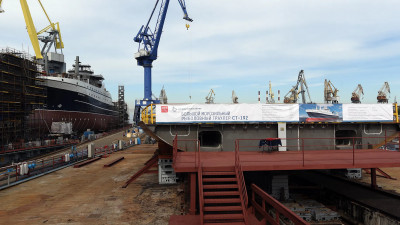 В Петербурге заложили большой рыболовный траулер «Капитан Юнак»