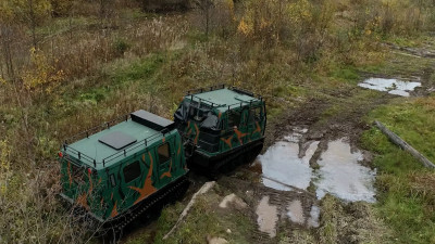 Гражданский танк: какие преграды преодолевает петербургский вездеход «Лось»